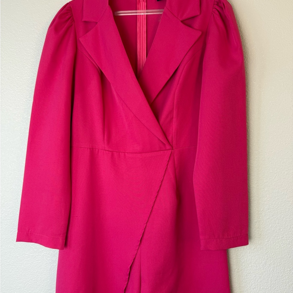 Women's Hot Pink Tailored Jumpsuit